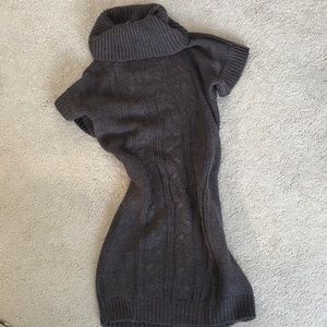 Dark brown tunic sweater